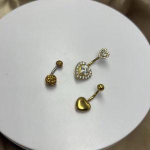 Piercing de ombligo 3 diseños