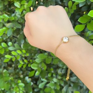 Pulsera ajustable 1 piedra