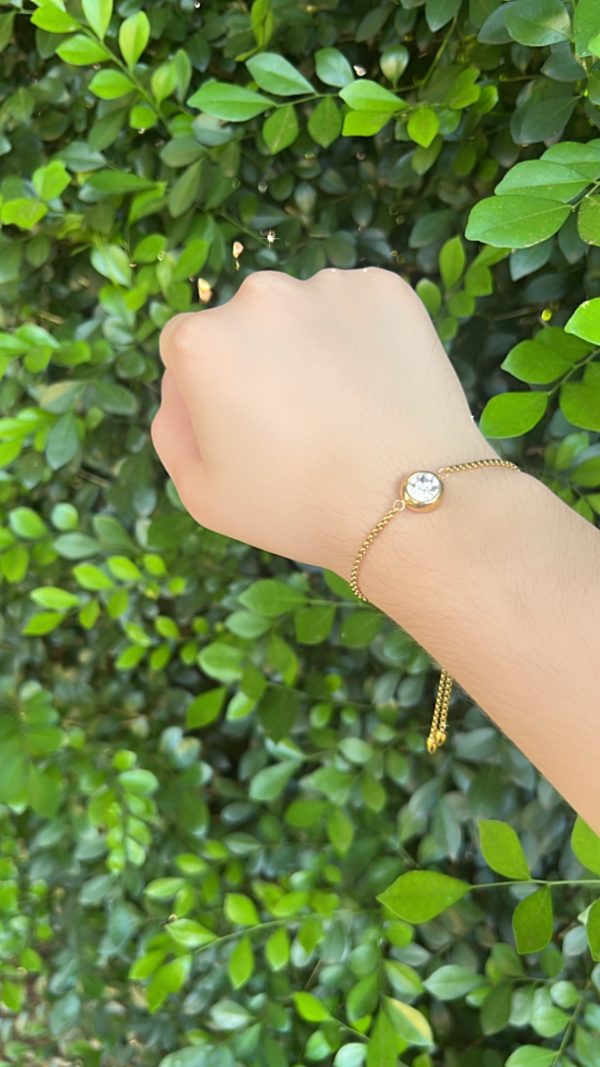 Pulsera ajustable 1 piedra
