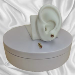 Aro florcita rosca redonda