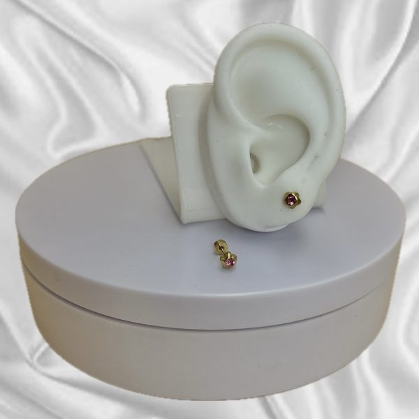 Aro florcita rosca redonda