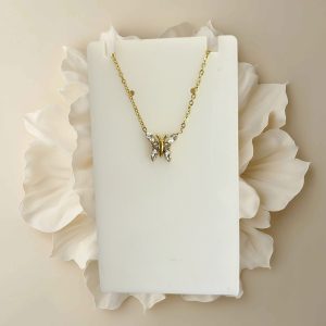 Cadena mariposa piedritas