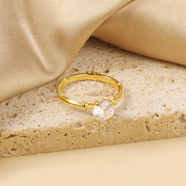 Anillos piedra redonda #16, #17 y #18