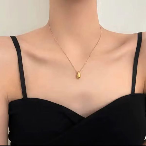 Cadena gotita en dorado y silver - Imagen 2