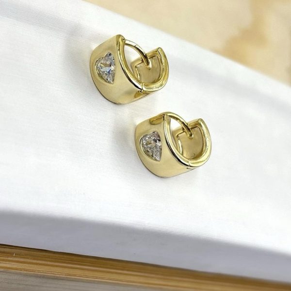 Argollita gruesa corazón