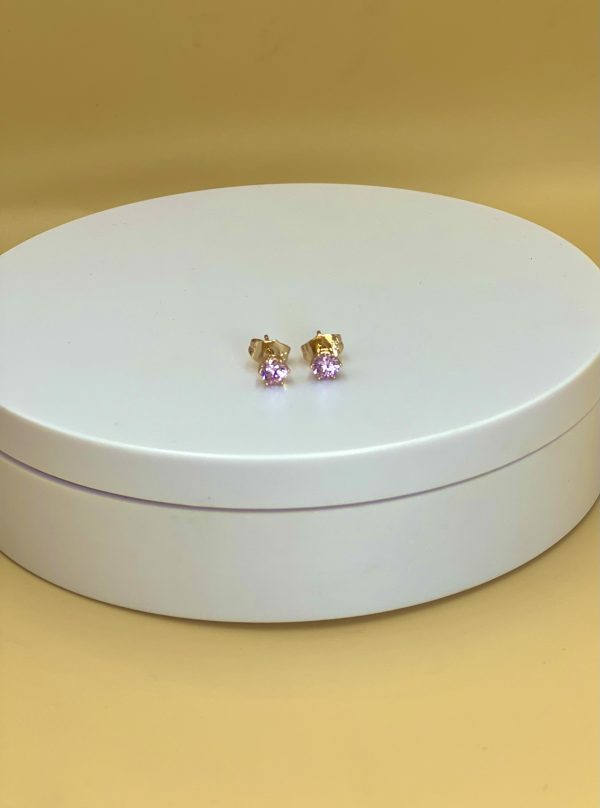 Argolla piedra ros - Imagen 2