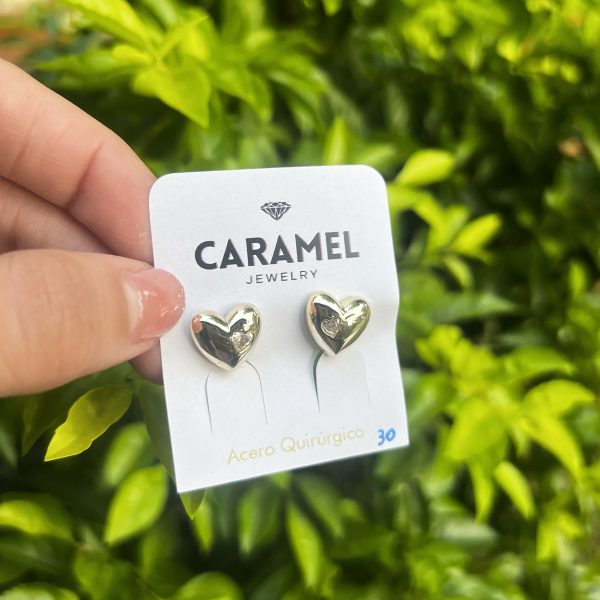 Aro corazón con tapa