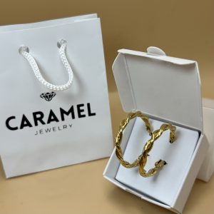 Argolla grande dorada