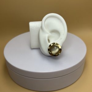 Aro redondo piedra con tapa