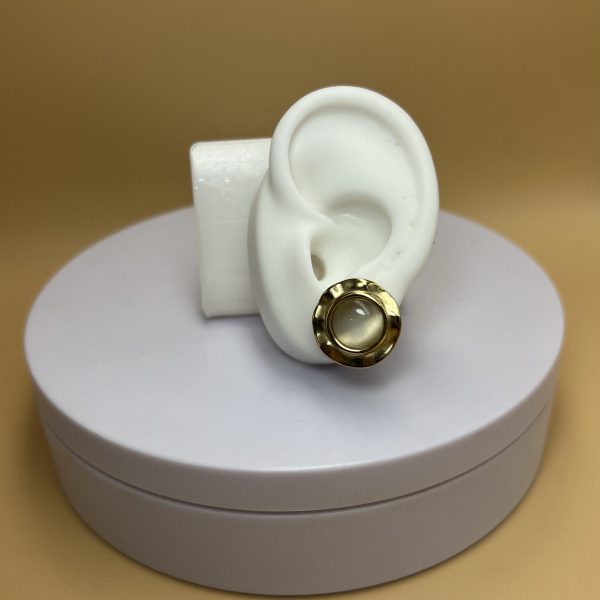 Aro redondo piedra con tapa