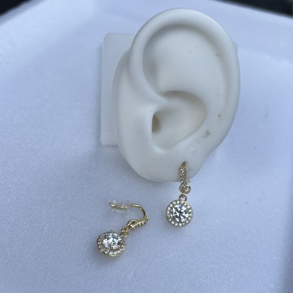 Aro colgante gancho piedritas