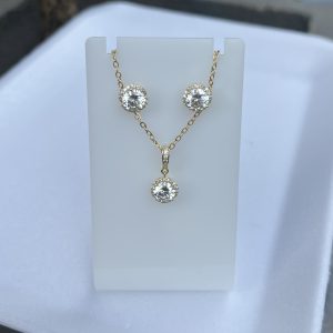 Conjunto piedras punto luz