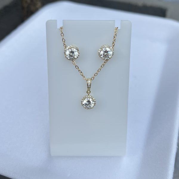 Conjunto piedras punto luz