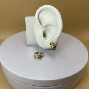 Argolla gatito piedras