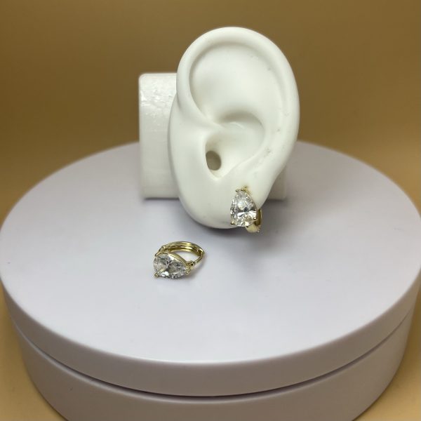 Argolla piedra gota blanca