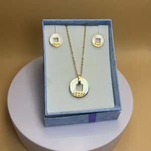 Conjunto círculo blanco