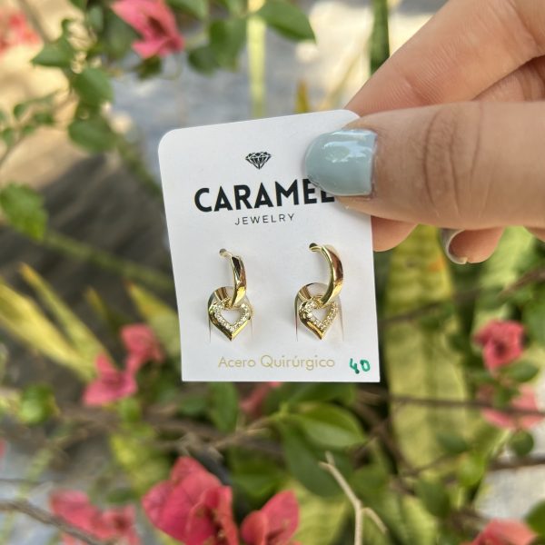 Aro corazón colgante 2 tipos uso