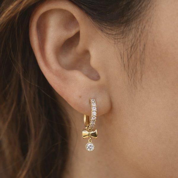 Argolla colgante lazo