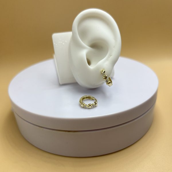 Argolla mediana corazones - Imagen 2