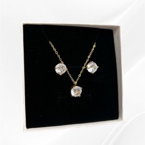 Conjunto punto luz redondo