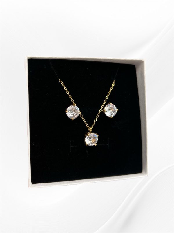 Conjunto punto luz redondo