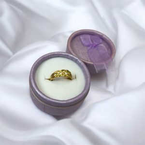 Anillo dorado detalles #18