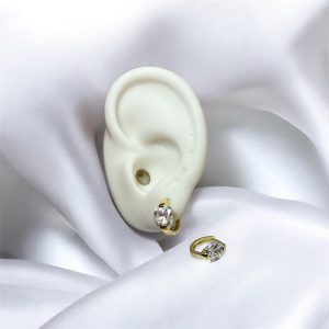 Argolla piedra blanca