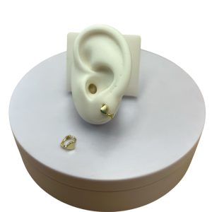 Argolla mini corazón dorado