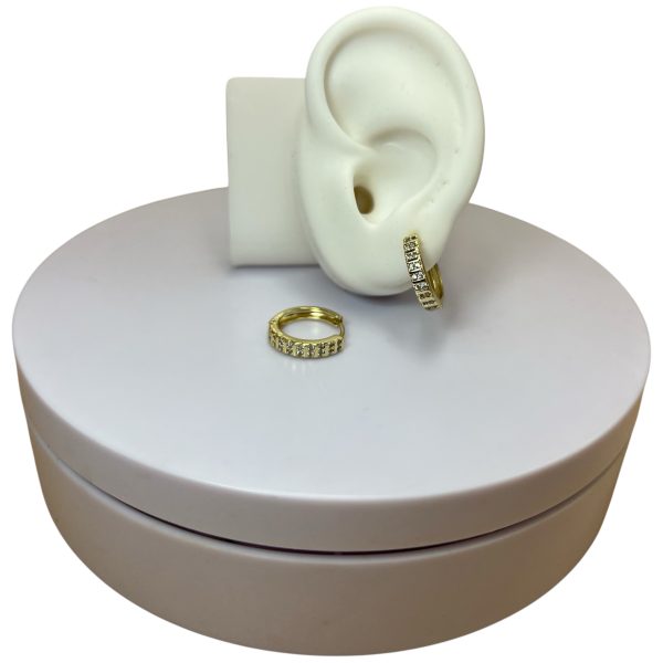 Argolla mediana fina piedras