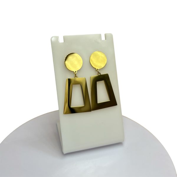 Aro colgante círculo cuadrado