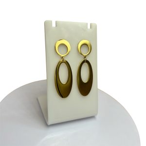 Aro colgante círculo oval