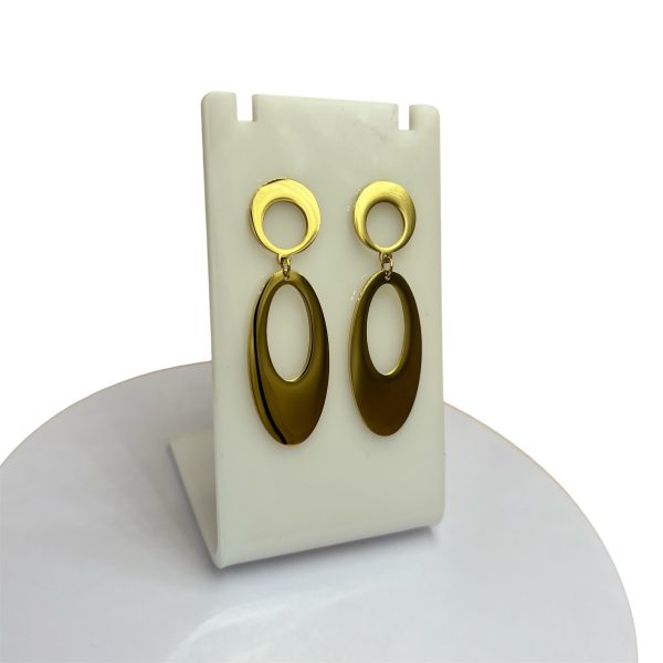 Aro colgante círculo oval