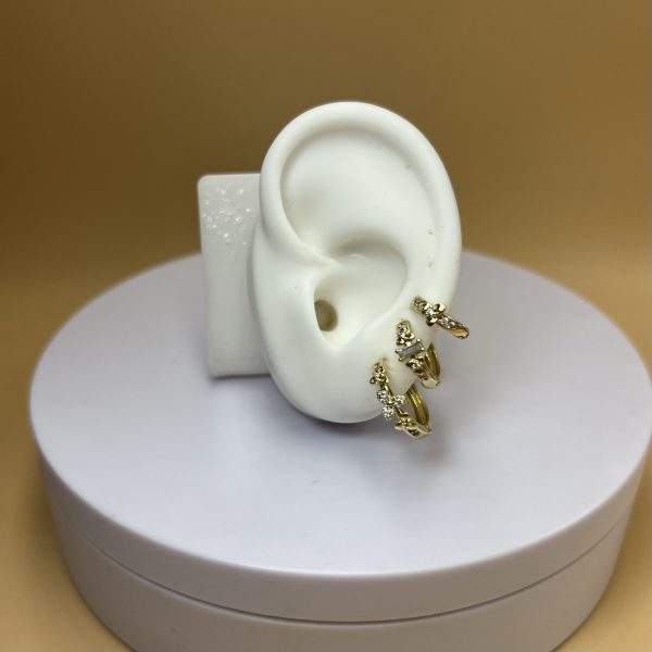 Argollas en set piedritas