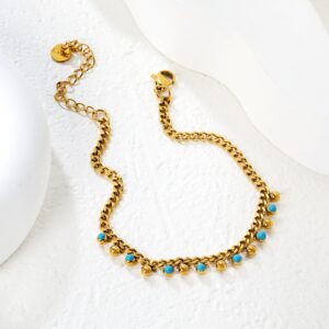 Pulsera colgantes celeste