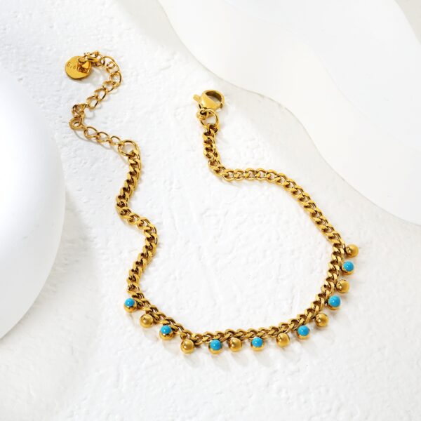 Pulsera colgantes celeste