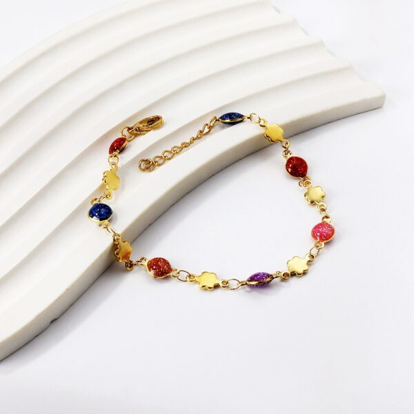 Pulsera piedritas colores